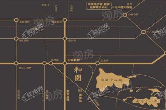 中铁华侨城·和园位置图