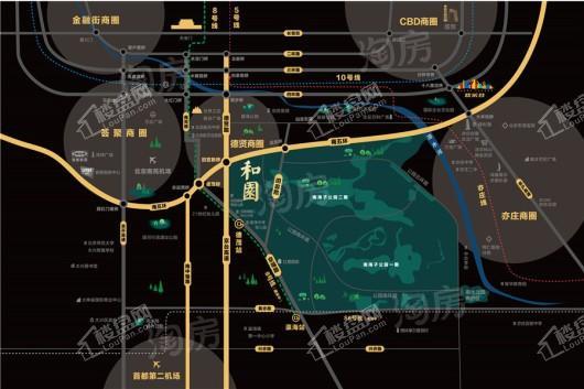 中铁华侨城·和园位置图