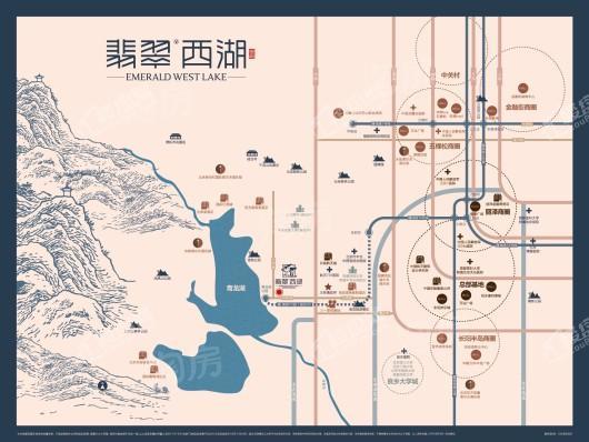 翡翠西湖位置图