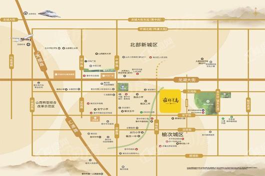 蓝光·雅居乐雍锦半岛位置图