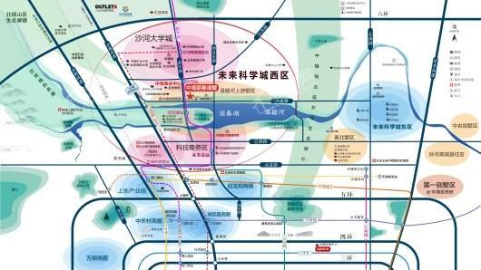中海丽春湖墅位置图