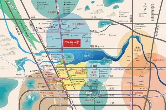 中海丽春湖墅位置图