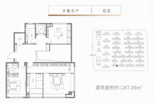 建业新筑中叠东户四层 4室2厅5卫2厨