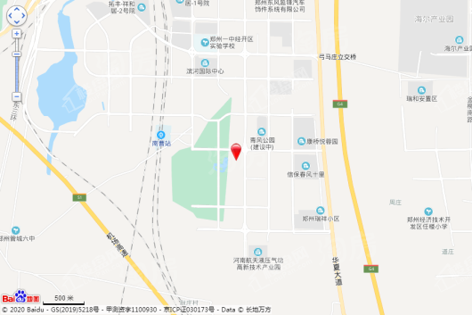 绿城明月滨河位置图