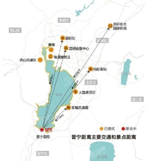 滇池南湾未来城位置图