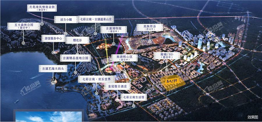 七彩云南·古滇名城效果图