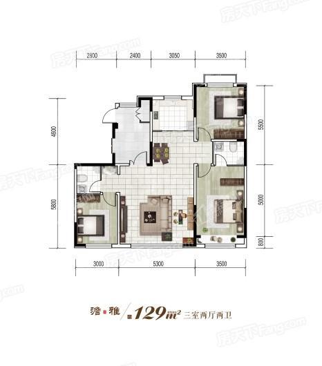 君临悦棠3室2厅2卫