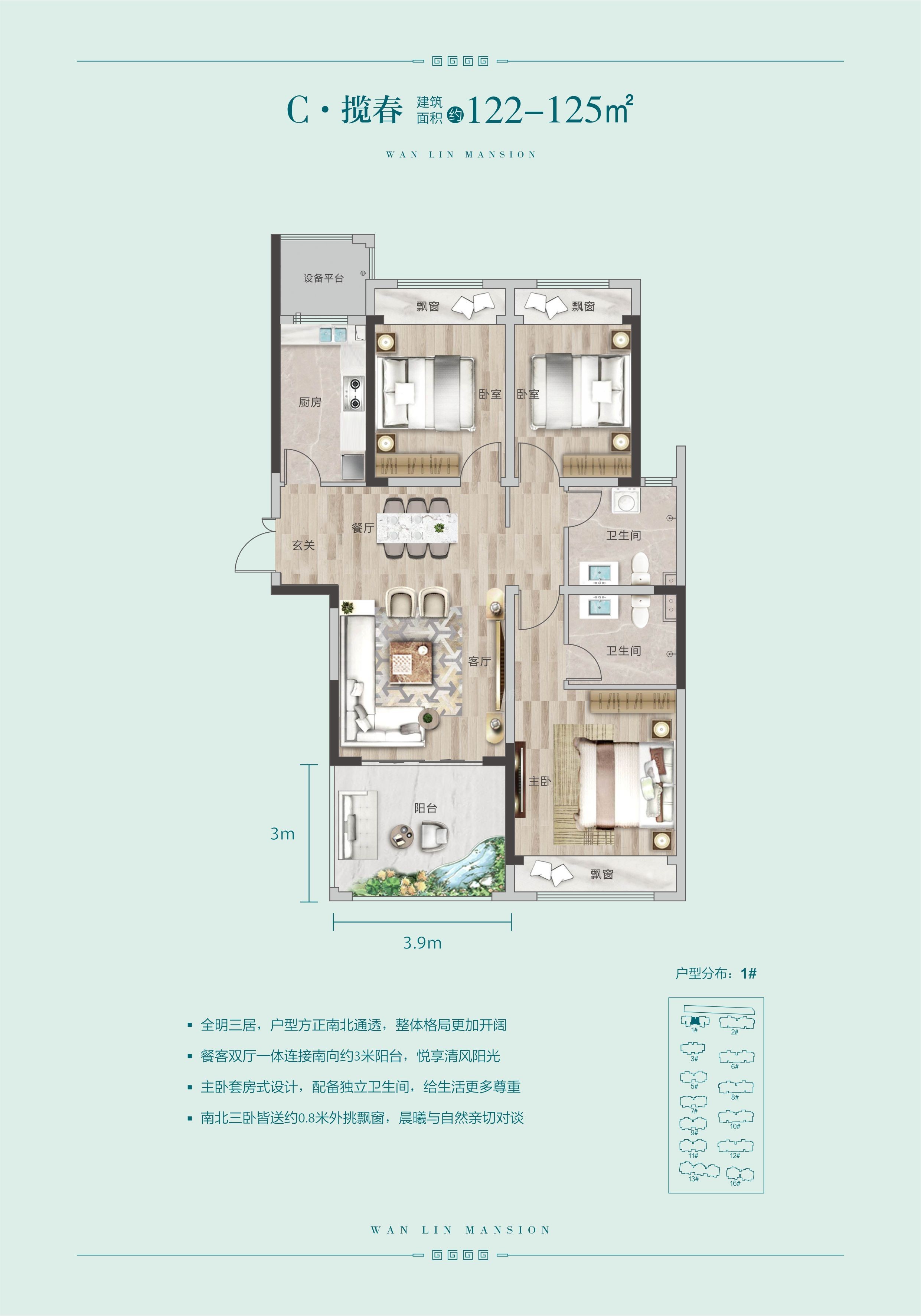 东方宇亿万林府C户型