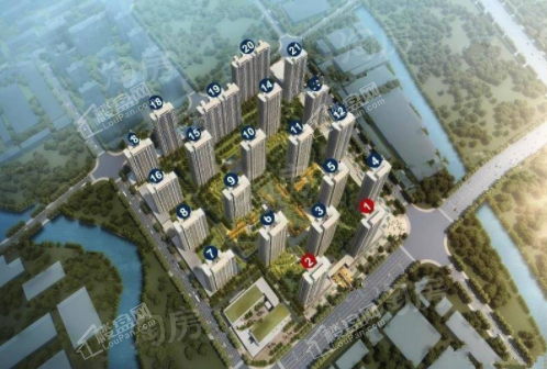 中国中铁溪畔云璟府实景图