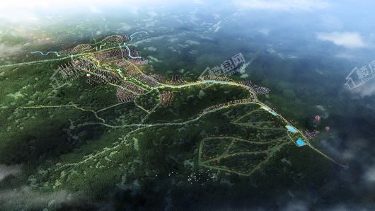 世茂莲花山小镇效果图