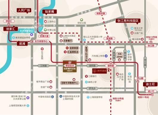 陆家嘴锦绣逸庭位置图