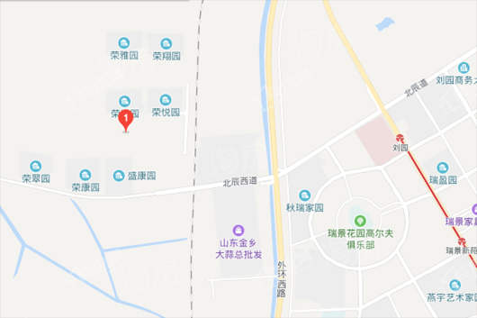 荣诚园位置图