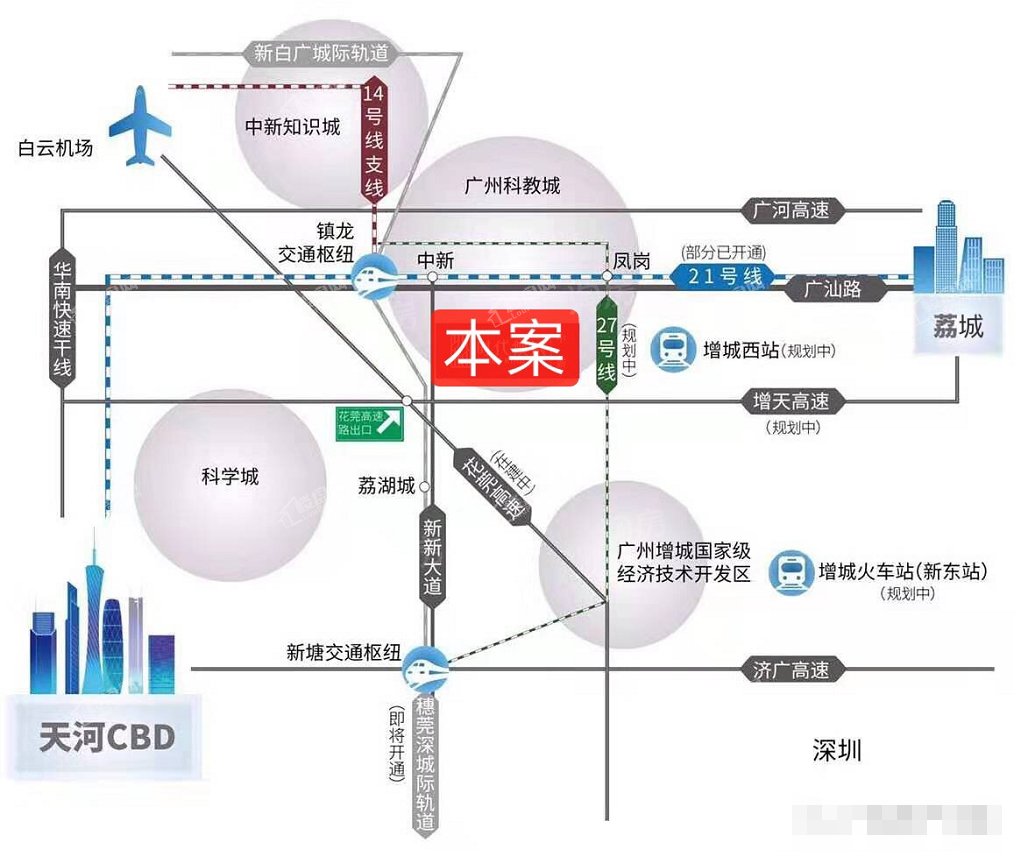 时代倾城·中新位置图