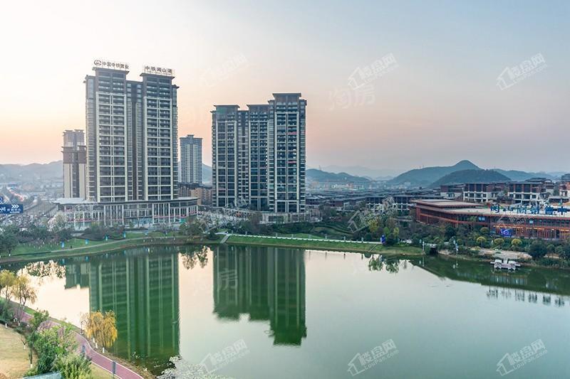 中铁阅山湖实景图