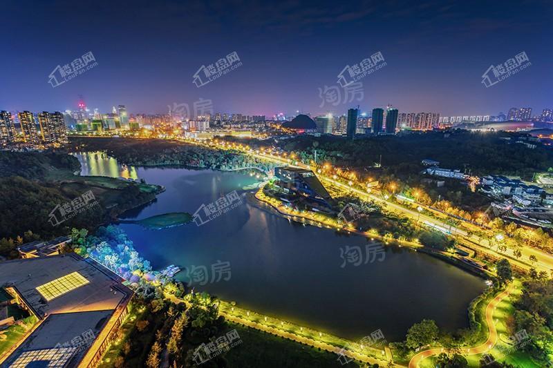 中铁阅山湖实景图