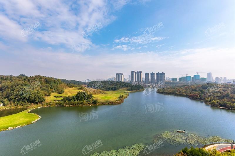 中铁阅山湖实景图