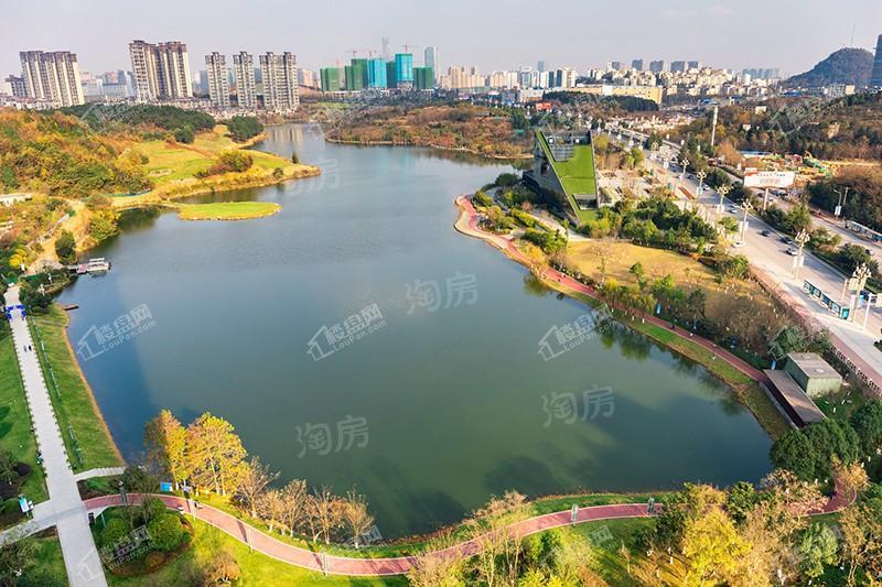 中铁阅山湖实景图
