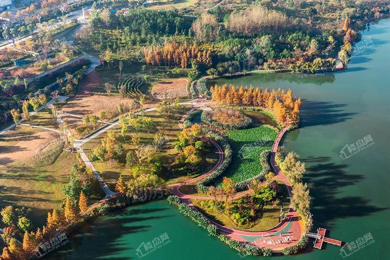 中铁阅山湖实景图