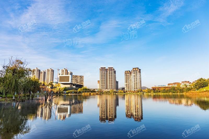 中铁阅山湖实景图