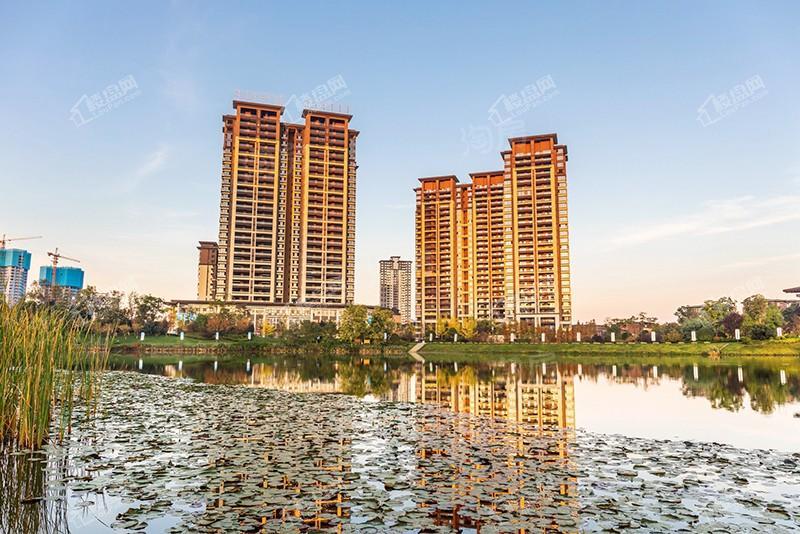 中铁阅山湖实景图
