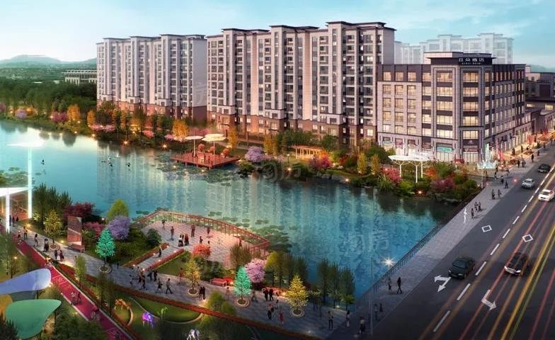 金轮水映华庭效果图