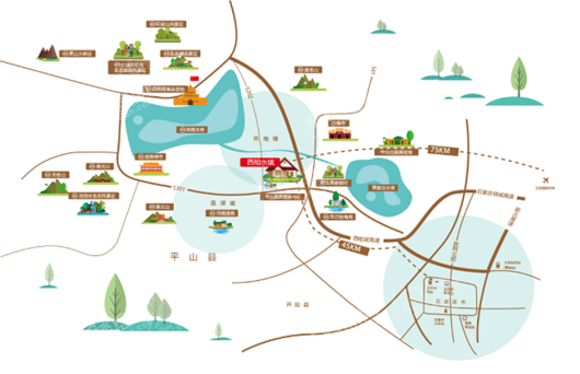 富力西柏水镇位置图