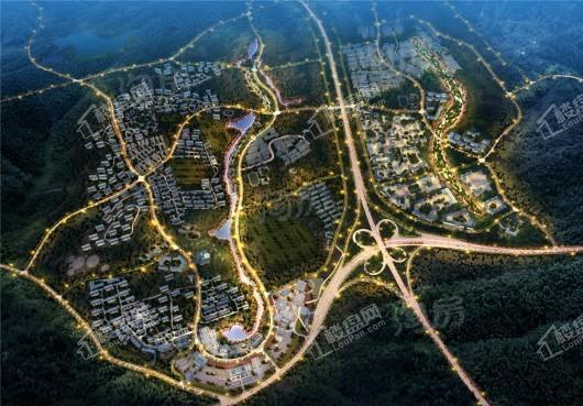 富力西柏水镇效果图