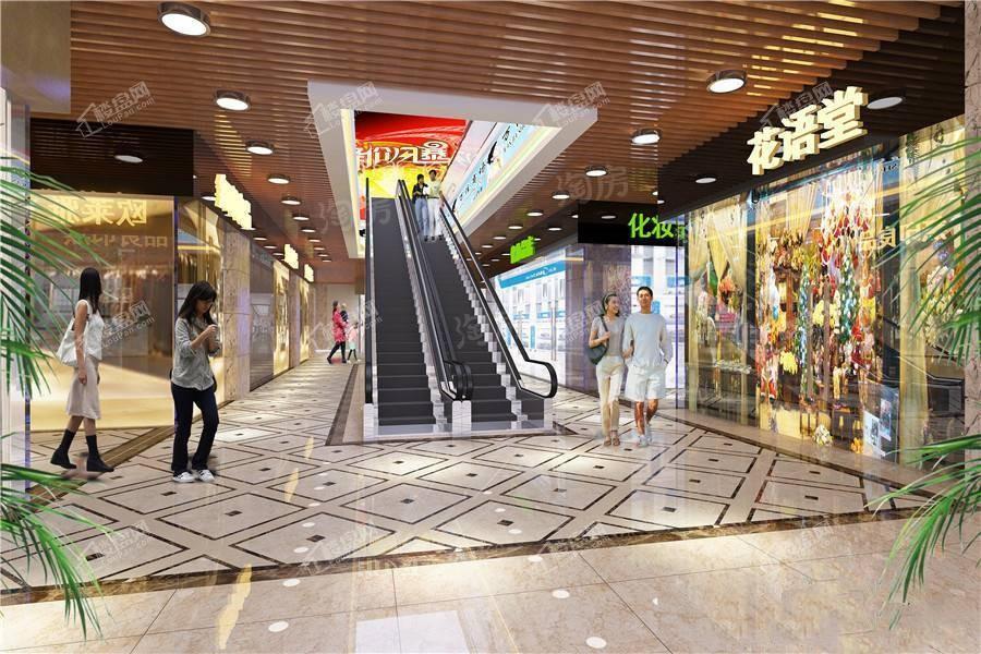万创河医缤纷商业广场效果图