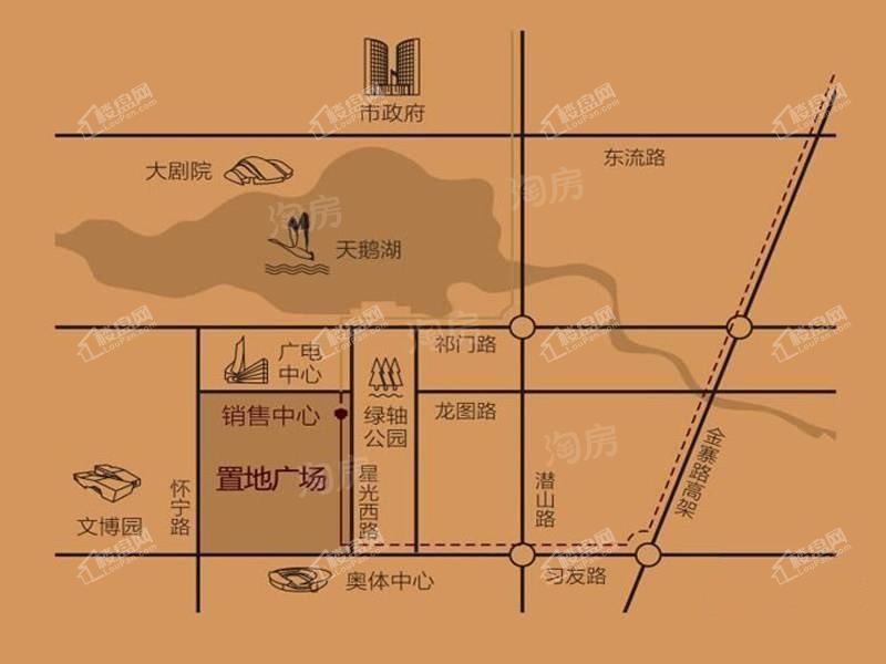 置地广场位置图