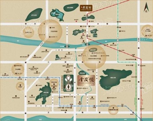 奥体金茂悦位置图