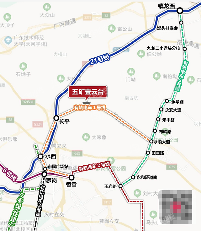 五矿壹云台位置图