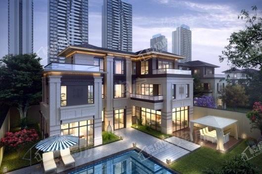 蓝光长岛国际社区源墅效果图