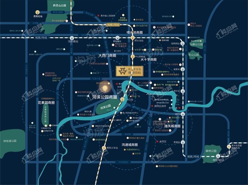 恒丰碧桂园•贵阳中心位置图