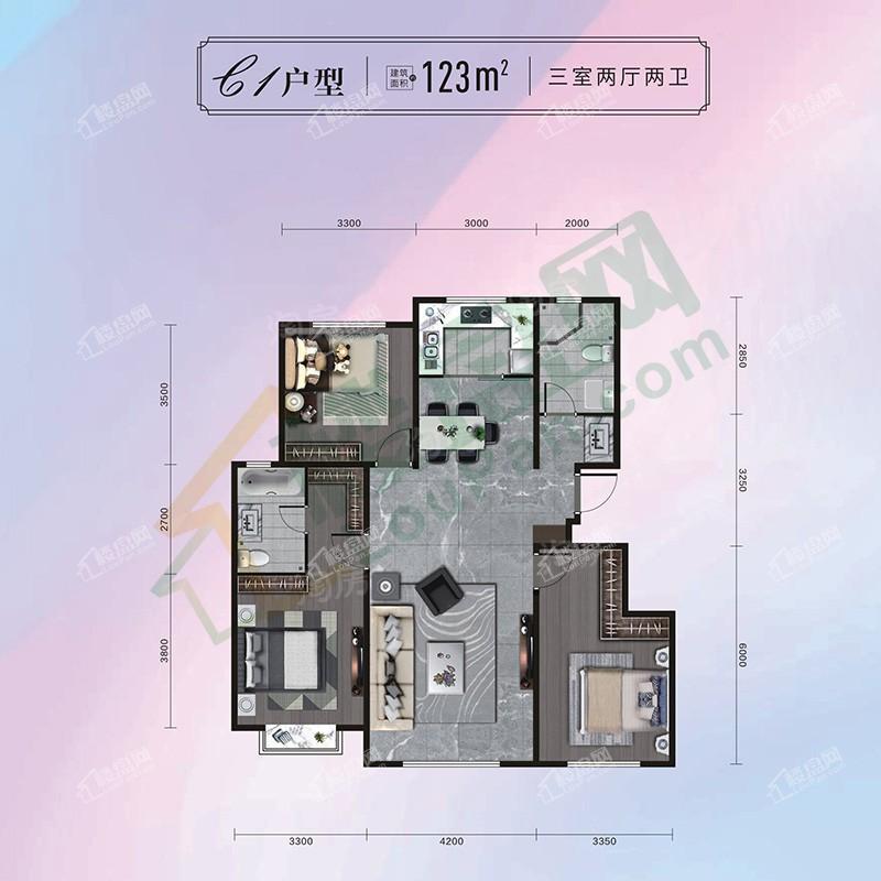 三室两厅两卫