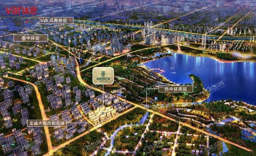 万科翡翠晋阳湖效果图