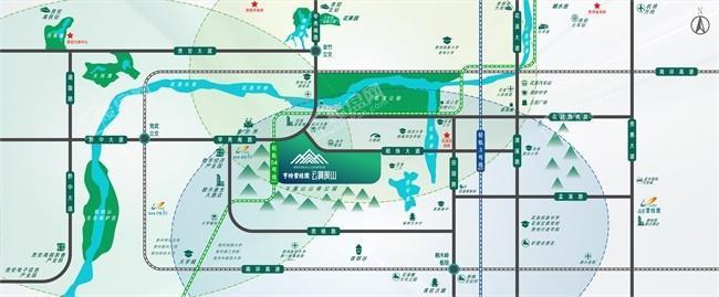亨特碧桂园云涧溪山位置图