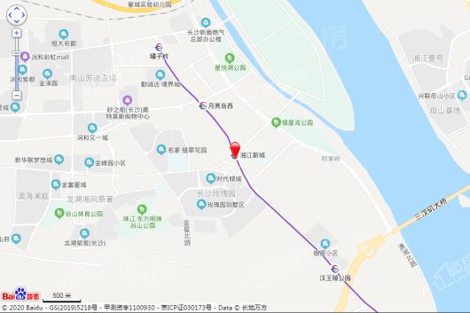 2022年12月长沙万科滨河道均价1元/㎡