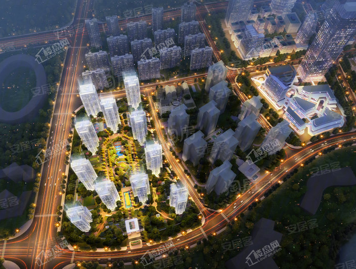 怡心湖岸效果图