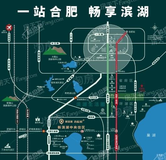 新滨湖·孔雀城位置图