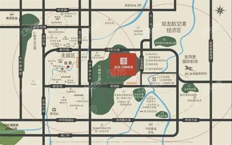 远洋·万和世家位置图