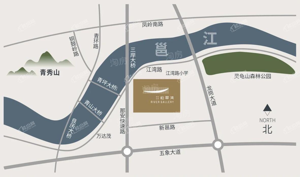 深石汉华柏翠湾位置图
