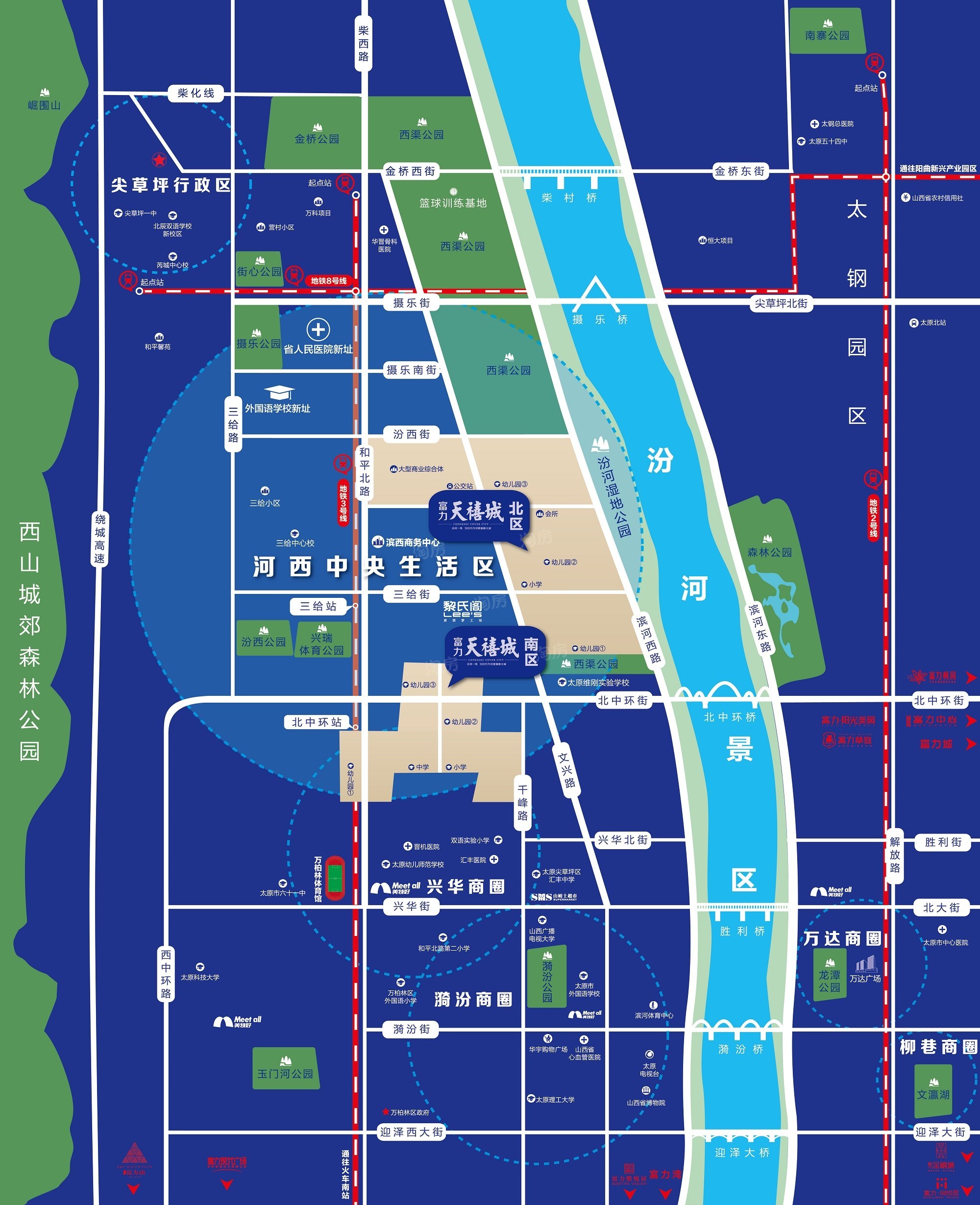 富力天禧城位置图