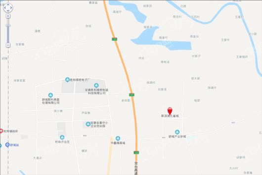 新滨湖·孔雀城位置图