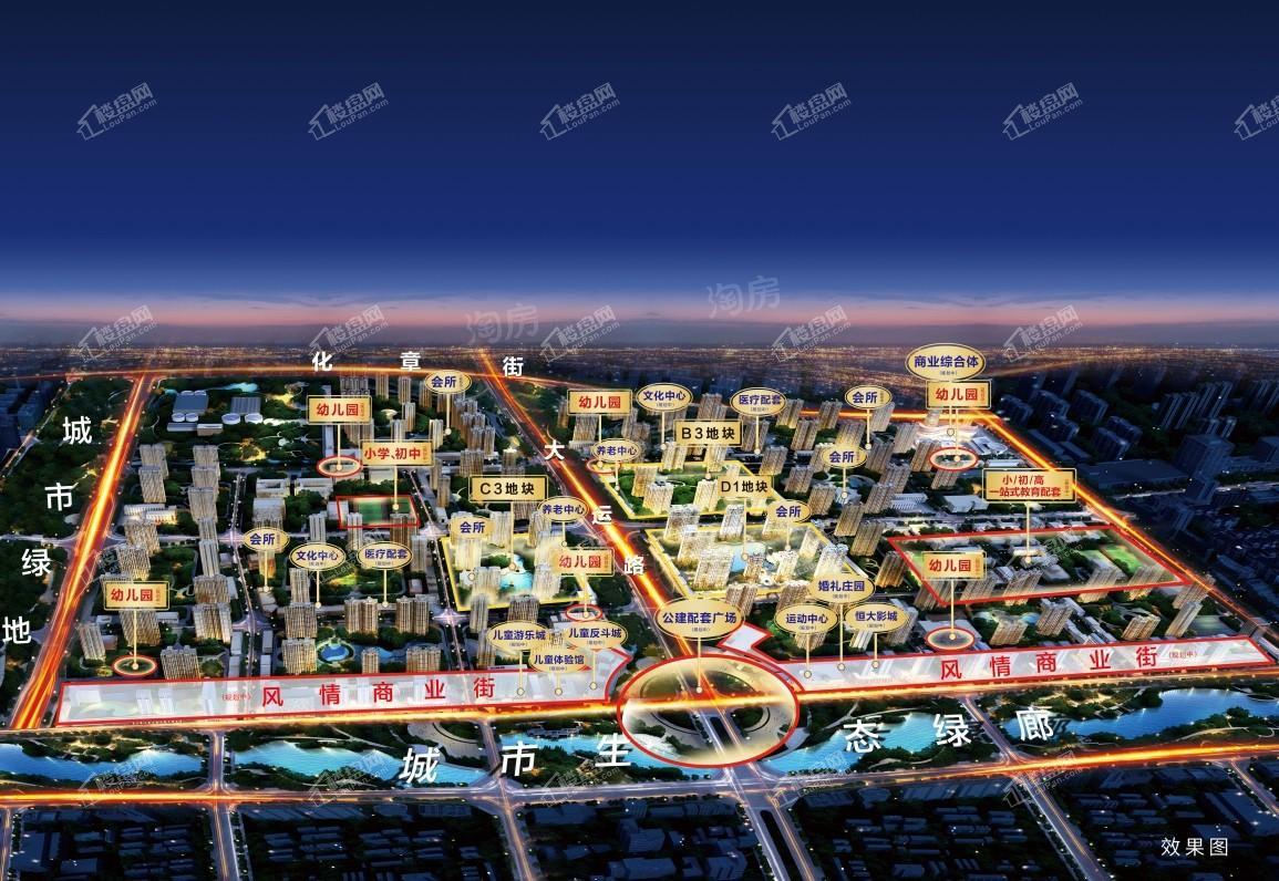 恒大金碧天下效果图