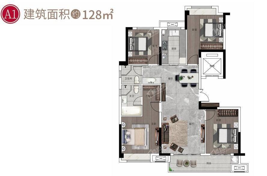 金辉优步星樾4室2厅2卫