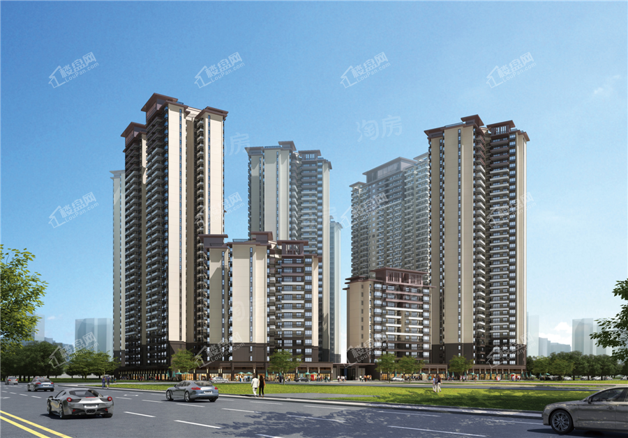 人和公园溪府效果图