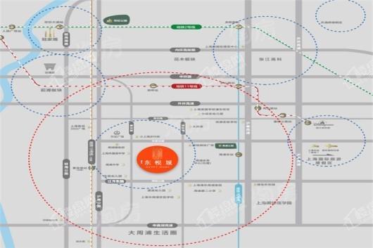 浦发东悦城位置图