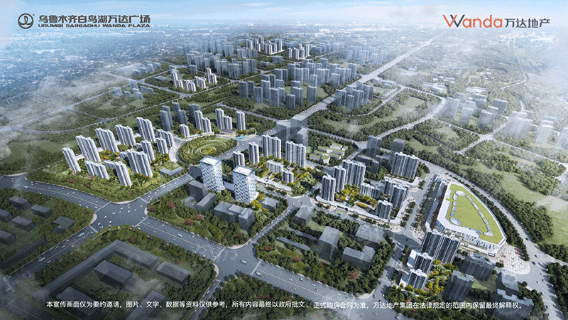 白鸟湖万达广场效果图
