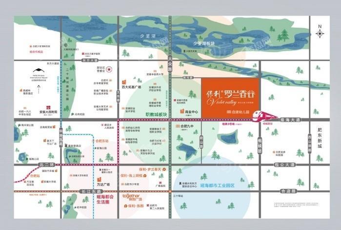 保利罗兰香谷位置图