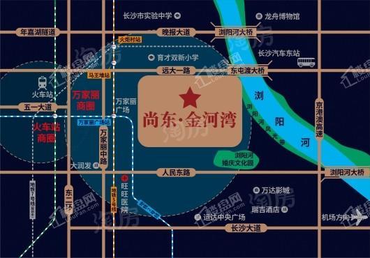 尚东·金河湾位置图